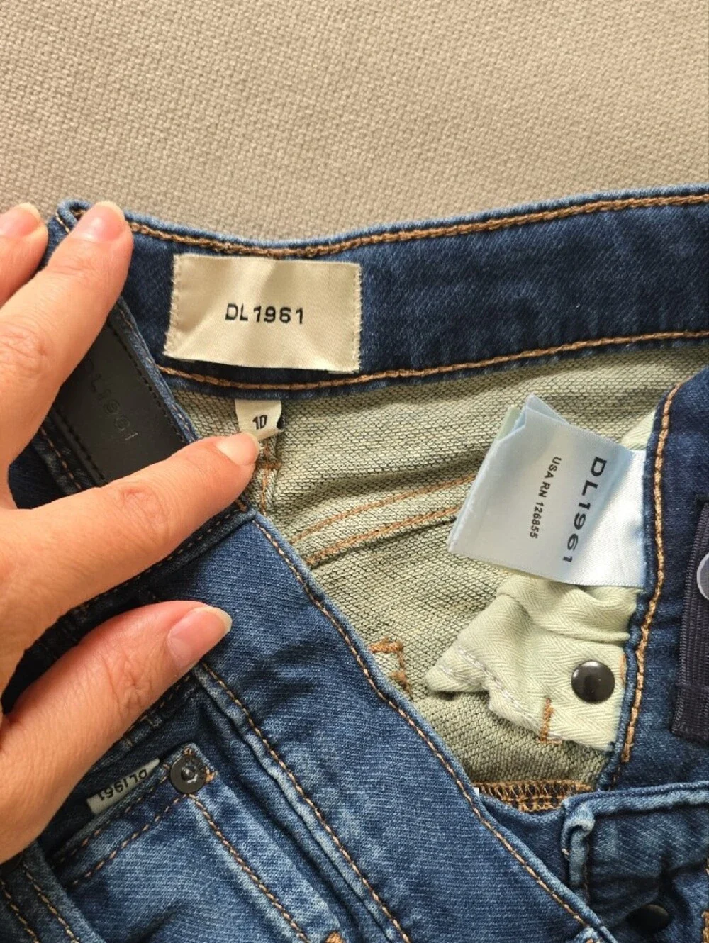 DL1961 Kids Blue Straight Jeans